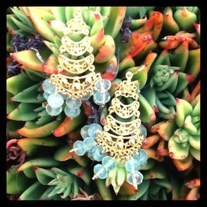 Green Fluorite Earrings by Gara Danielle